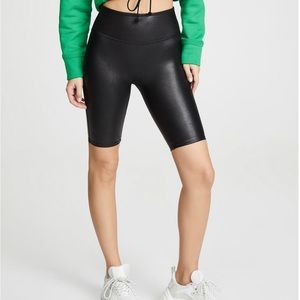Spank Faux leather shorts size small